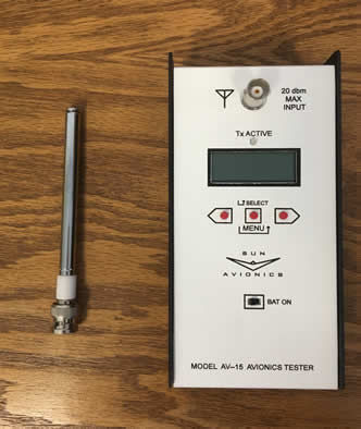 航空电子测试器 - AV-15 - Sun Avionics  - 飞行
