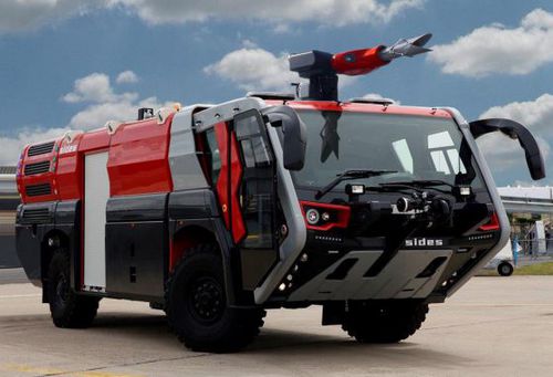 机场消防车 - TITAN T26-650 - Sides - 快速干预 / 四驱 / 带有伸缩水炮