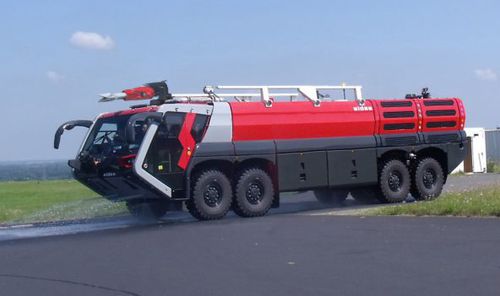 机场消防车 - TITAN T52-1300 - Sides - 快速干预 / 带有伸缩水炮 / 8x8