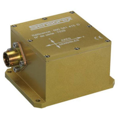 无显示加速度计 - SX41400 - MEGGITT SENSING SYSTEM - Sensorex - 双轴 / mA / V