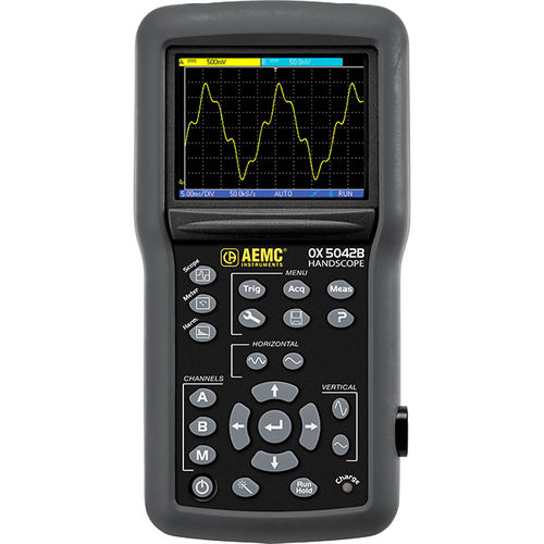 数字示波器 - OX 5042B - AEMC Instruments  - 双通 / 手持式 / 用于航空工业