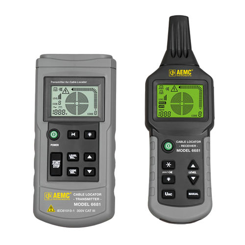 电缆测试器 - 6681 - AEMC Instruments  - 飞行 / 手持式