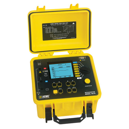便携式兆欧表 - 5070 - AEMC Instruments  - 用于航空工业