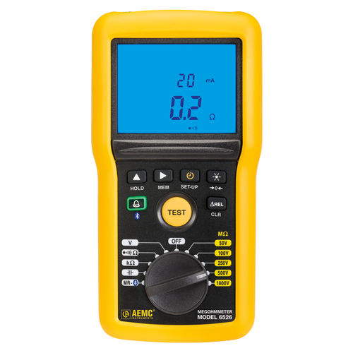 便携式兆欧表 - 6526 - AEMC Instruments  - 用于航空工业