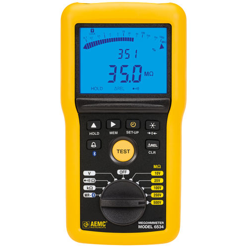 便携式兆欧表 - 6534 - AEMC Instruments  - 用于航空工业