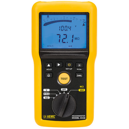 便携式兆欧表 - 6536 - AEMC Instruments  - 用于航空工业