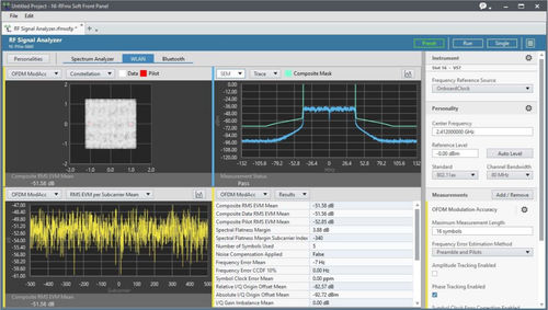 测试软件 - RFmx WLAN - National Instruments  - 分析 / 测量 / 用于航空工程