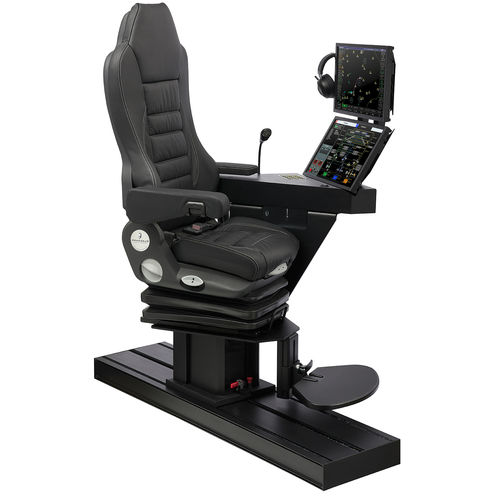 飞行模拟器座椅 - COMMAND XL - Cleemann Simulator Seats - 机组成员 / 内置屏幕 / 带扶手