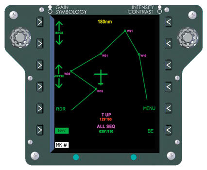 飞机MFD - 20950-01   - Interface Displays & Controls