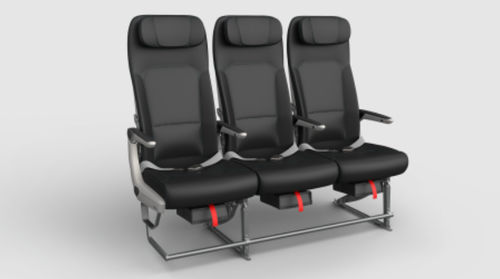 机舱座椅 - VECTOR™ - TIMCO Aerosystems - 用于经济舱 / 带扶手 / 带桌子