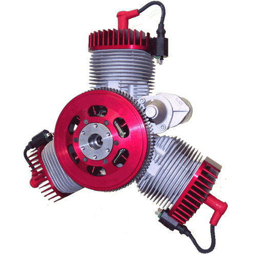 10-50ch活塞发动机 - SC-430 - Compact Radial Engines - 10 - 50kg / 超轻动力三角翼用 / 二冲程