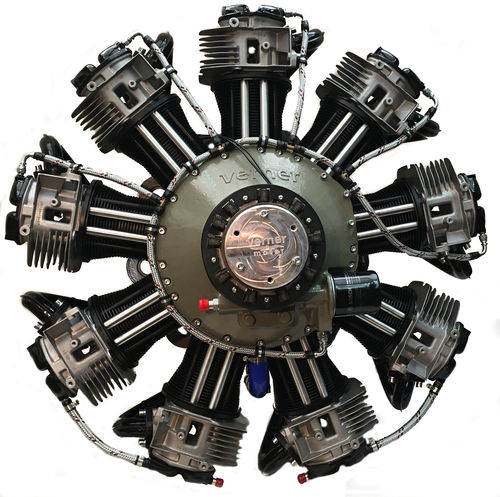100-300ch活塞发动机 - SCARLETT 9S - Verner Motor - 100 - 300kg / 轻型飞机 / 四冲程