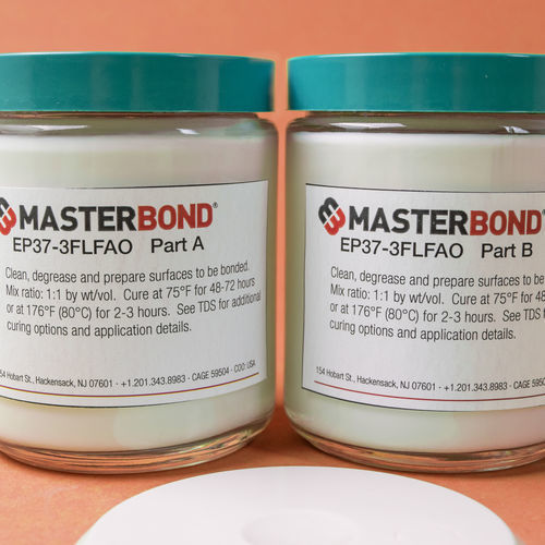 环氧胶 - EP37-3FLFAO - Master Bond Inc. - 用于航空工程 / 用于金属 / 用于塑料