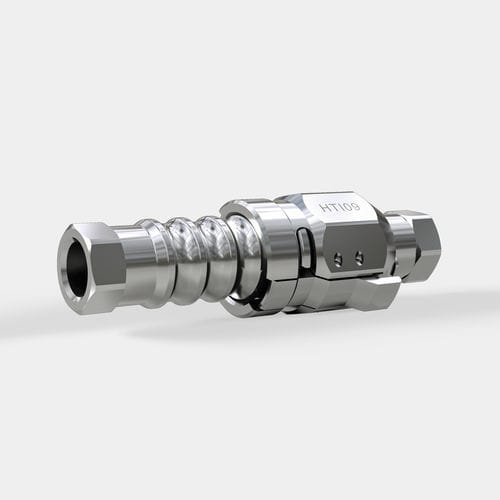 快速航空管件 - HTI series - STÄUBLI Connectors - 直线型 / 空气和气体 / 不锈钢