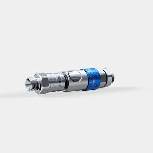 快速航空管件 - AQR series - STÄUBLI Connectors - 直线型 / 用于呼吸空气 / 不锈钢