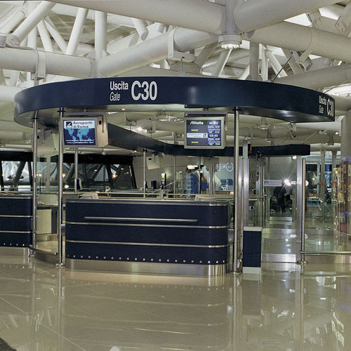 登机柜台 - Fiumicino - Roma - CUTINI GROUP SRL - 信息 / 海关检查 / 商业