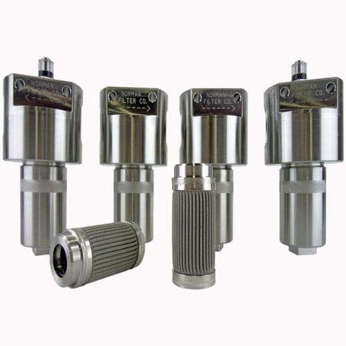 油航空过滤器 - U-115 Series - Norman filter Company - 用于气体 / 金属丝网