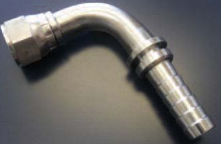 90°弯曲航空管件 - 250FMX90SS-S series  - Aerocom Specialty Fittings, Inc. - 空气和气体 / 用于燃油 / 用于水
