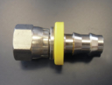 推入式航空管件 - 150FSXSS-04-04 - Aerocom Specialty Fittings, Inc. - 直线型 / 液压 / 不锈钢