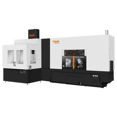 立式车床 - DUAL TURN 200 - MAZAK - CNC数控 / 双轴 / 用于航空航天业