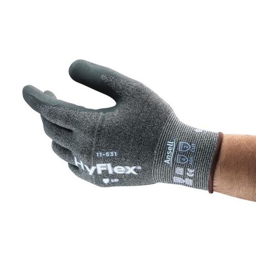 机坪操作员手套 - HyFlex® 11-531 11-537 11-539 - Ansell healthcare Europe NV - 防静电