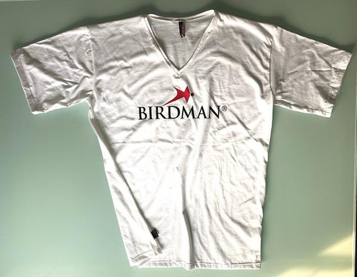 工作T恤衫 - LOGO white - BIRDMAN® International Ltd. - 地勤 / 机场跑道 / 反光