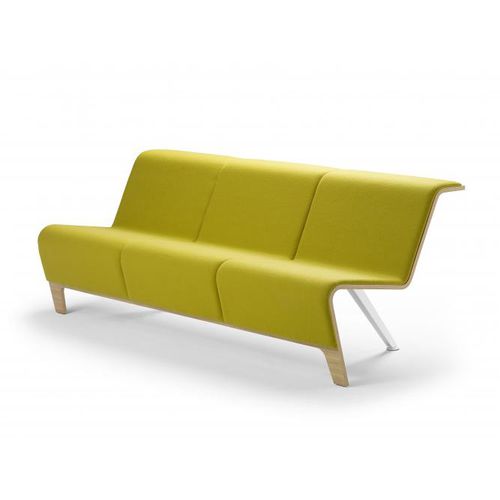 机场长凳 - BACK Modular Seating - SELLEX - 金属 / 木质 / 布料