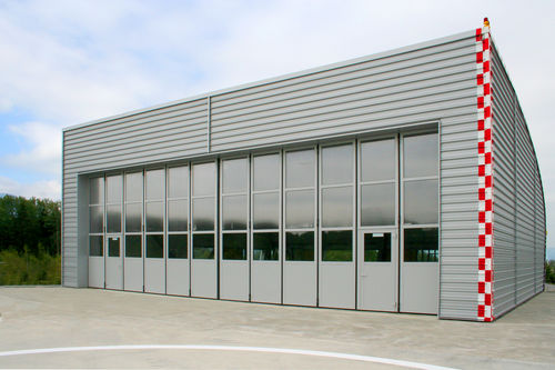 滑动式机库门 - AL602SF - Schneider Torsysteme - 折叠 / 飞机 / 直升机