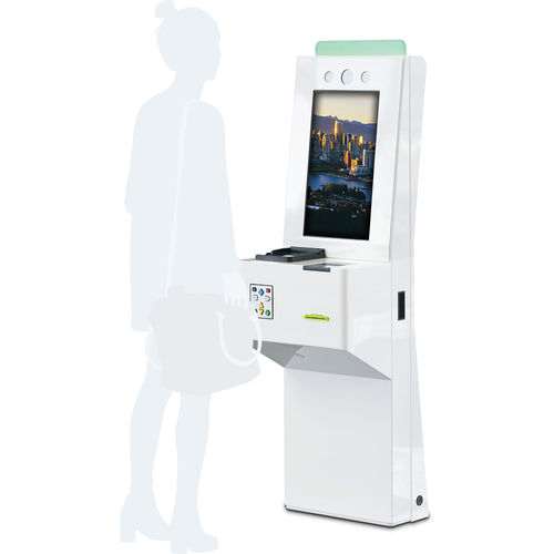 登机牌读取器登机办理终端 - BORDER XPRESS™  - Innovative Travel Solutions by Vancouver Internatinal Airport - 带护照读取器 / 带条形码读取器 / 落地