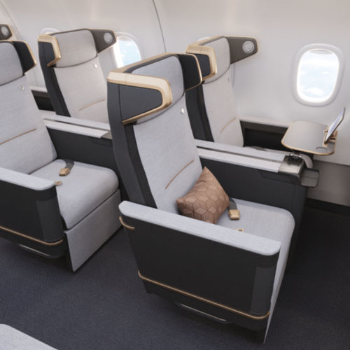 机舱座椅 - Z600 - Safran Seats - 商务舱 / 带扶手 / 带桌子
