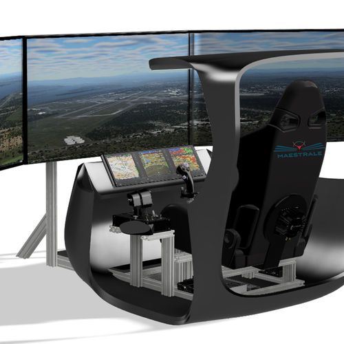 飞行模拟器 - eVTOL SIM - MAESTRALE S.r.l. - 训练 / 用于研究开发 / VFR
