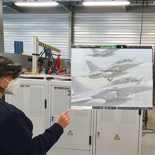 数据显示系统软件 - Mixed Reality TRL8 - ARESIA - ST SOUPPLETS - 测试 / 模型制作 / 用于维护