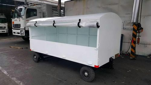 机场航站楼行李车 - Sammitr Motors Manufacturing PLC - 带篷布