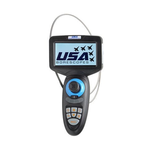 挠性视频内窥镜 - USAVSJ-4-1500 - USA Borescope - 用于航空工业 / 便携式 / LCD 显示屏