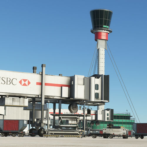 模拟软件 - iniScene London Heathrow (EGLL) - iniBuilds Ltd - 用于航空工程 / 3D