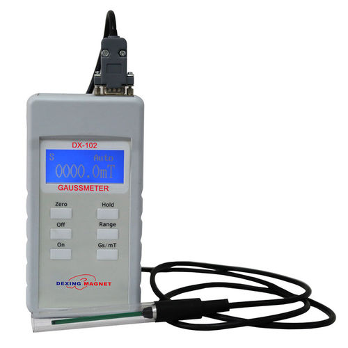 数字高斯计 - DX-102 - Xiamen Dexing Magnet Tech. Co., Ltd. - 便携式 / 用于航空工业