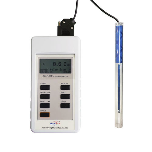 数字高斯计 - DX-102F - Xiamen Dexing Magnet Tech. Co., Ltd. - 便携式 / 用于航空工业
