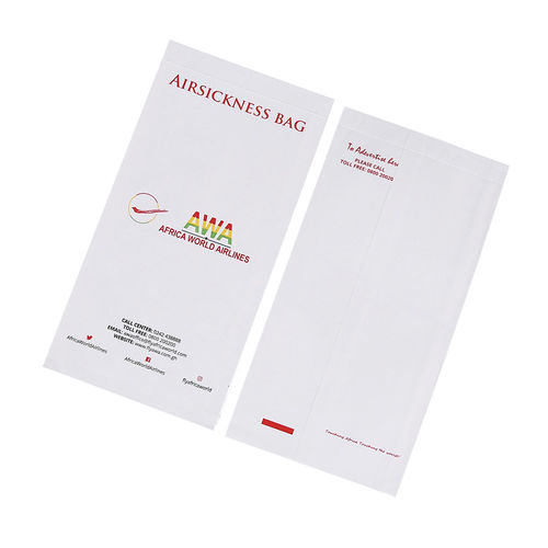 飞机晕机袋 - Africa world airlines - Shantou Luoyi Trading Co., LTD - 纸质
