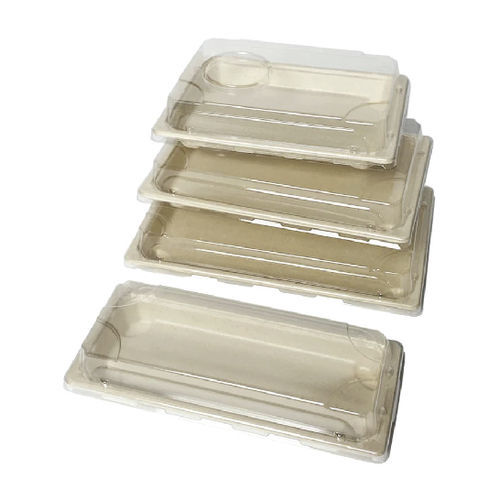 机舱托盘 - Bagasse Sugarcane - Sky Blue - 塑料 / 一次性 / 可生物降解