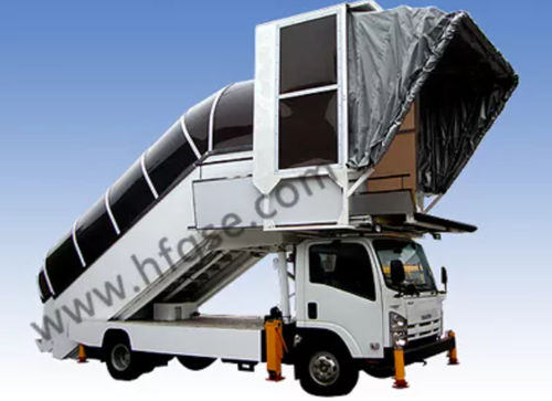 登船梯 - HFKT5800 - Shanghai Hangfu Airdrome Equipment Co., Ltd. - 应急 / 移动式 / 带顶棚