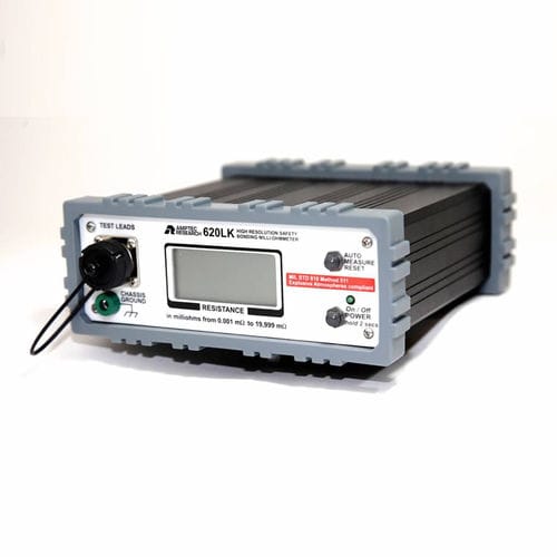 便携式毫欧表 - 620LK-HR - Amptec Research - 4 线式 / 用于航空工业