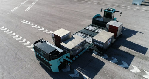 货盘运输车 - AAT® - Gaussin - 用于行李 / 机场
