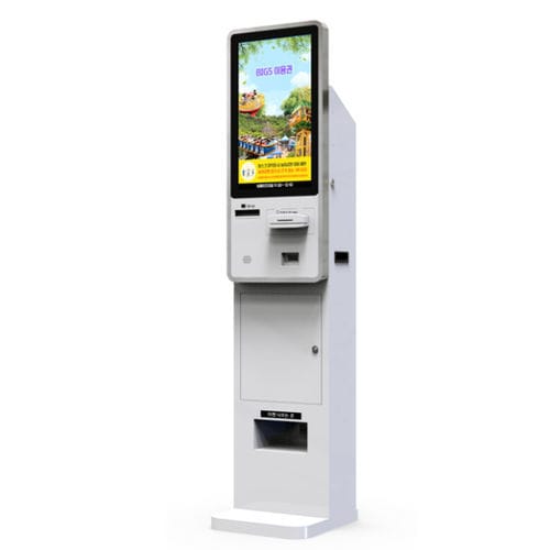 带打印机登机办理终端 - NEOSK8220 - BTC SECU CO., LTD. - 带银行卡付款系统 / 落地 / 机场