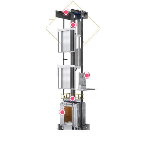 电动电梯 - Gen3 Peak™ - OTIS - 机场 / 1000 - 3000kg