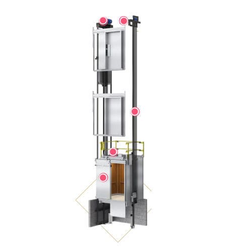 电动电梯 - Gen3 Edge™ - OTIS - 机场 / 500 - 1000kg / 1000 - 3000kg