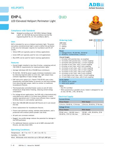 EHP-L LED Elevated Heliport Perimeter Light