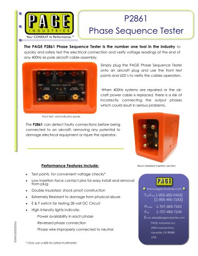 P2861 Phase Sequence Tester