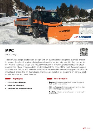 MPC Snow plough