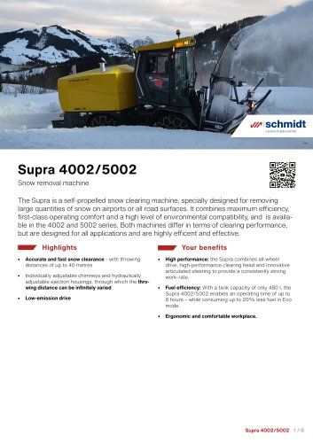 Supra 4002/5002 schmidt