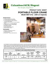 PORTABLE FLOOR CRANE Model 9601-010,
